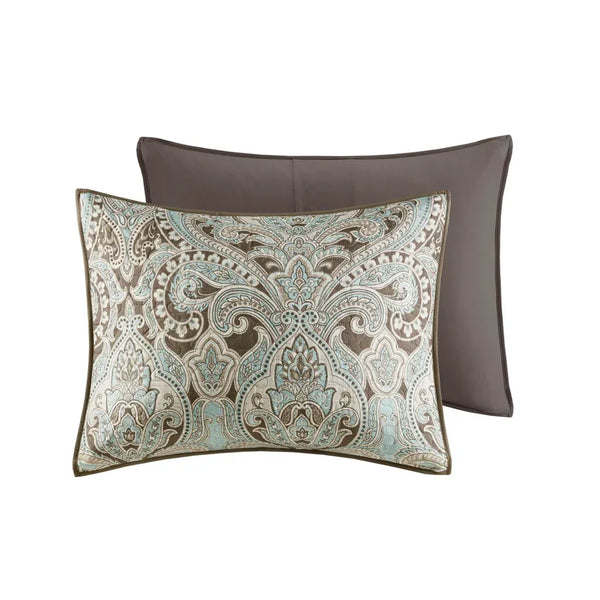 Geneva 6 Piece Reversible Coverlet Set - Brown - Gifts for You 'n Me