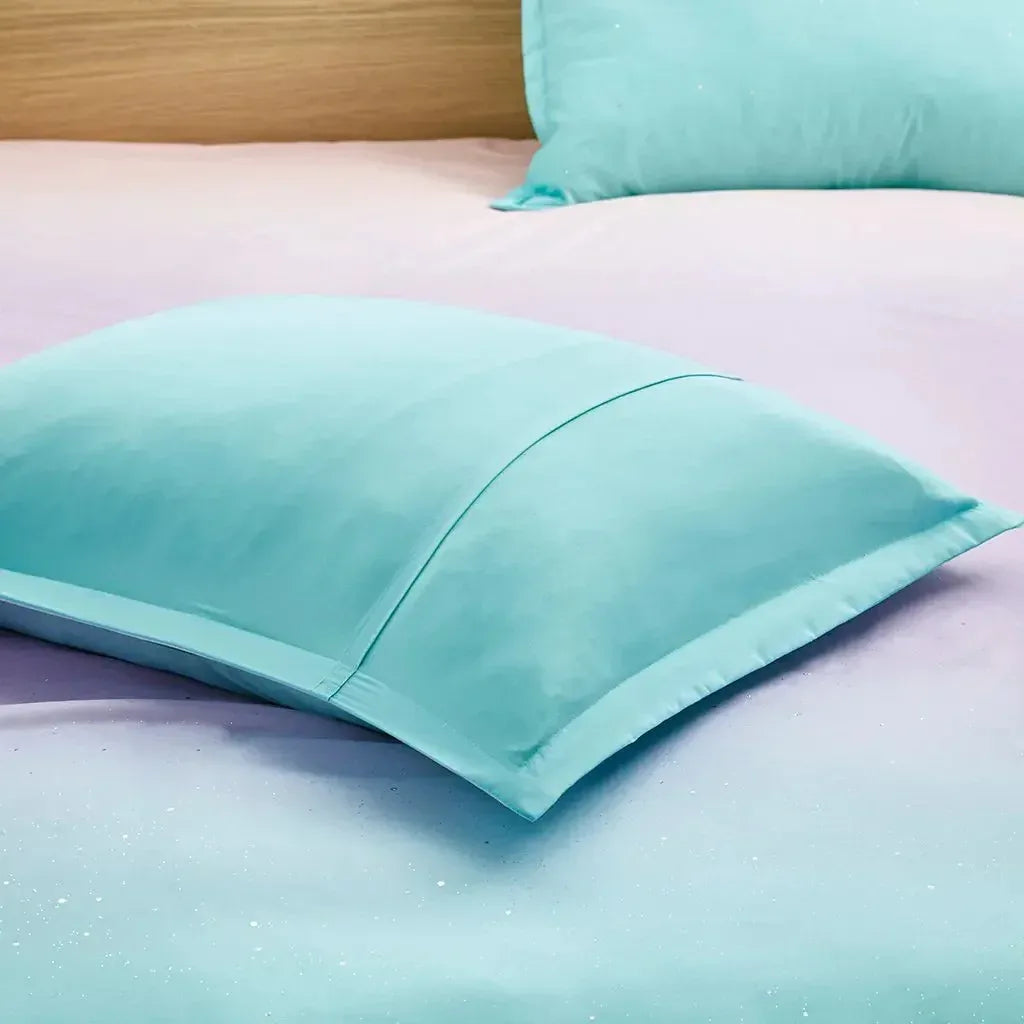 Glimmer Metallic Glitter Printed Reversible Comforter Set by Mi Zone - Gifts for You 'n Me