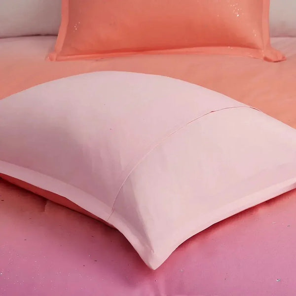 Glimmer Metallic Glitter Printed Reversible Comforter Set by Mi Zone - Gifts for You 'n Me