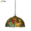 FUMAT Modern Pendant Ceiling Lamps Tiffany Grape Stained Glass Kitchen fixture Ceiling Chandelier Hanging