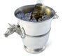 SPUN HORSE HEAD CHAMPAGNE BUCKET