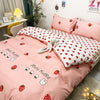 Classic Black White Grid Bedding Set Fashion Single Double Bed Linens Cover Quilt Pillowcase for Girl Boy Home Textile