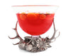 HARVEST GLASS PEDESTAL ICE TUB CENTERPIECE