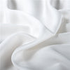 Natural Mulberry Silk Solid Color Flat Sheet Bed Sheet Queen King Size Bedding Sheet High Quality Bedding Textile White Sheet