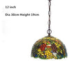 FUMAT Modern Pendant Ceiling Lamps Tiffany Grape Stained Glass Kitchen fixture Ceiling Chandelier Hanging