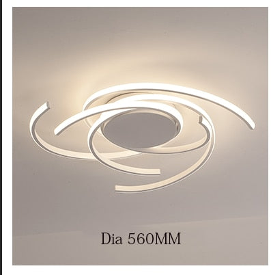 Black White Modern led Ceiling Lights for Living room Bedroom Study Balcony Home indoor lighting Aluminum Ceiling Lamp Fixtures - Gifts for You 'n Me