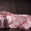 Sondeson Women Beauty 100% Silk Noble Bedding Set Luxury Silky Queen King Duvet Cover Set Flat Sheet Pillowcase Quilt Cover