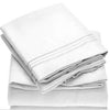 White Bedding Set Solid color Bed sheet sets Queen king size Flat Sheet+Fitted Sheet+Pillowcase Bed Linens