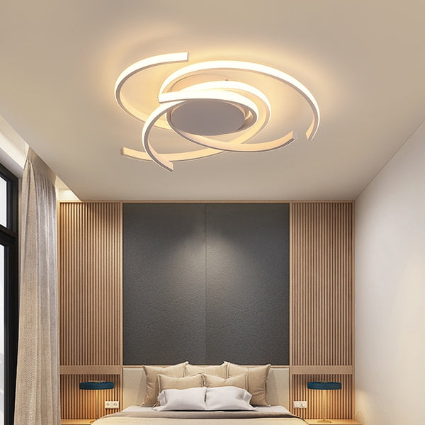 Black White Modern led Ceiling Lights for Living room Bedroom Study Balcony Home indoor lighting Aluminum Ceiling Lamp Fixtures - Gifts for You 'n Me