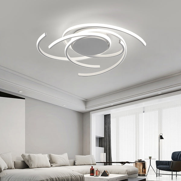 Black White Modern led Ceiling Lights for Living room Bedroom Study Balcony Home indoor lighting Aluminum Ceiling Lamp Fixtures - Gifts for You 'n Me