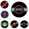 Personality Round Vintage Carpet Music Vinyl Record Design Floor Mat Room Anti-Slip Rug Chair Floor Mat 3D Carpet Mat Home Decor