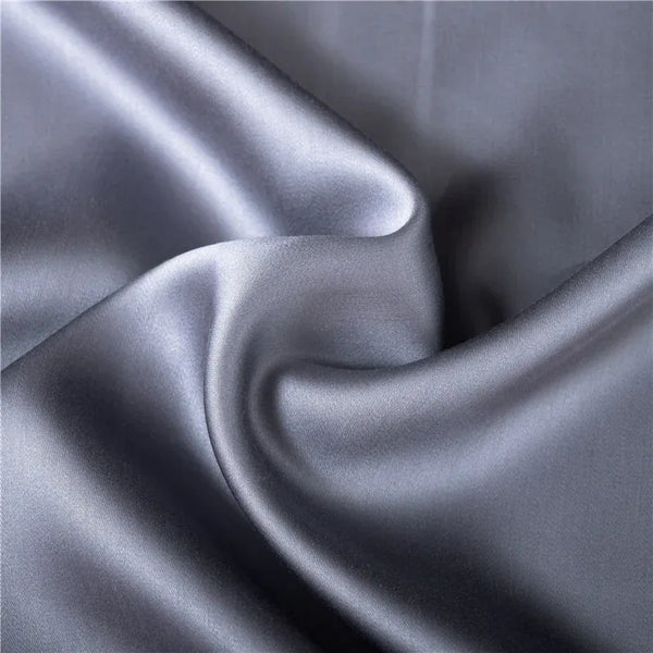 Natural Mulberry Silk Solid Color Flat Sheet Bed Sheet Queen King Size Bedding Sheet High Quality Bedding Textile White Sheet - Gifts for You 'n Me