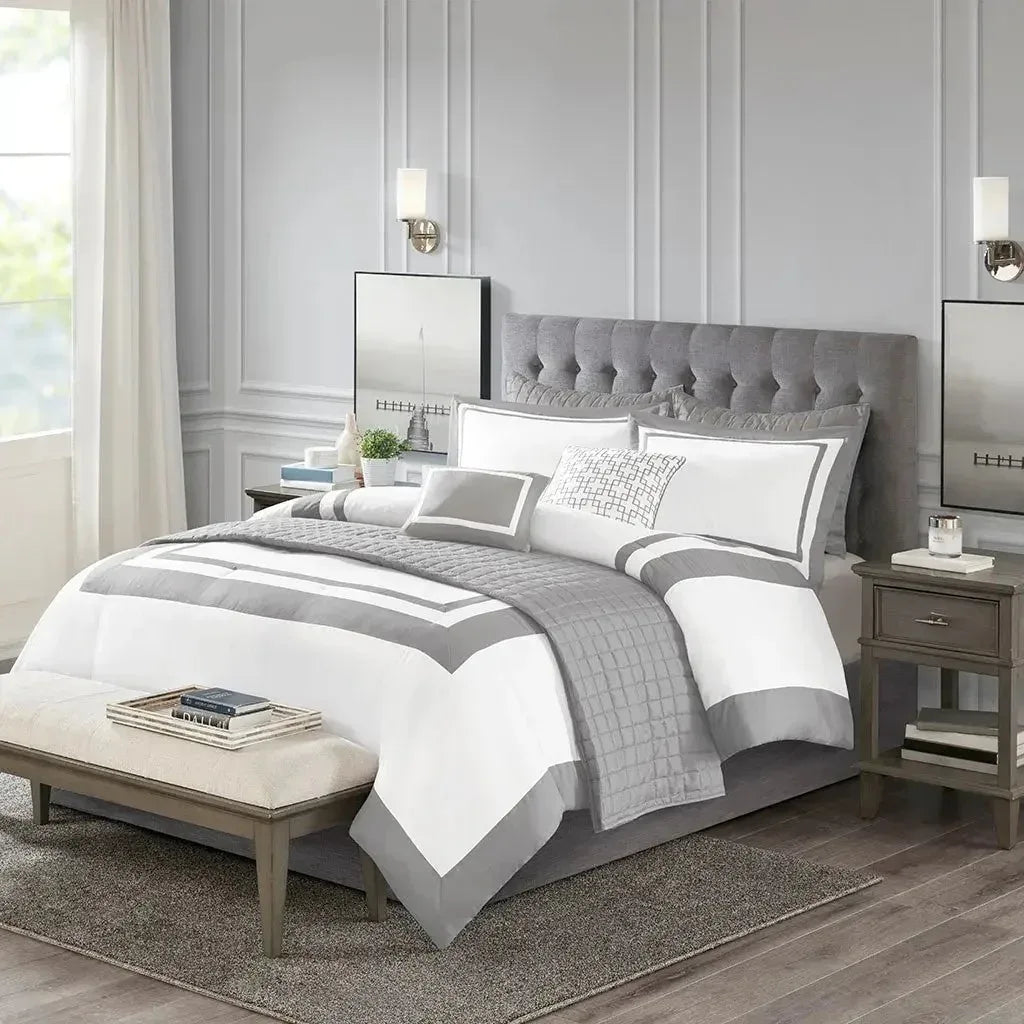 Heritage 8 Piece Comforter and Coverlet Set Collection by Madison Park - Gifts for You 'n Me