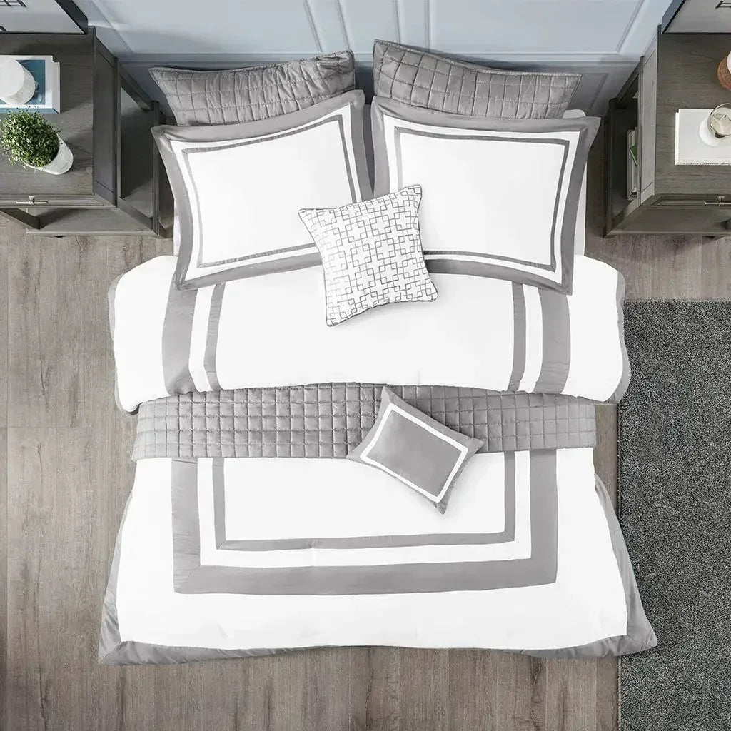 Heritage 8 Piece Comforter and Coverlet Set Collection by Madison Park - Gifts for You 'n Me