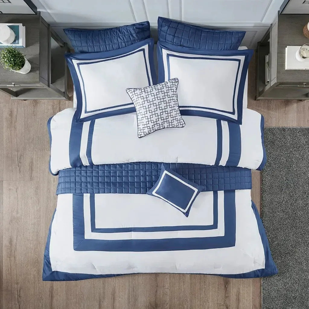 Heritage 8 Piece Comforter and Coverlet Set Collection by Madison Park - Gifts for You 'n Me