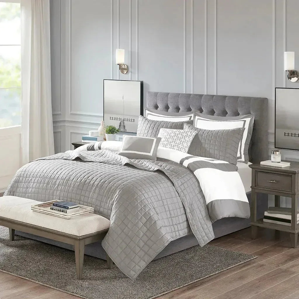 Heritage 8 Piece Comforter and Coverlet Set Collection by Madison Park - Gifts for You 'n Me