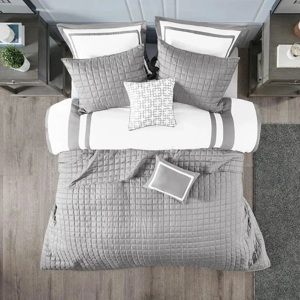 Heritage 8 Piece Comforter and Coverlet Set Collection by Madison Park - Gifts for You 'n Me