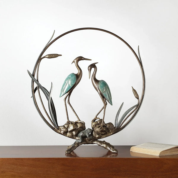 Heron Romantic Sculpture - Gifts for You 'n Me