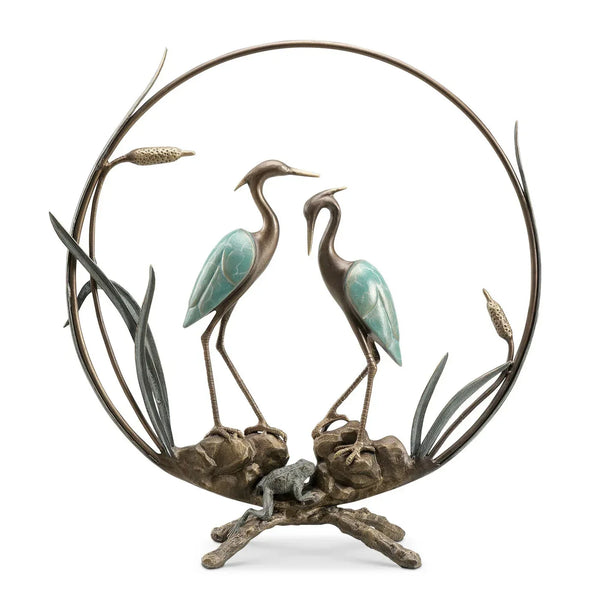 Heron Romantic Sculpture - Gifts for You 'n Me