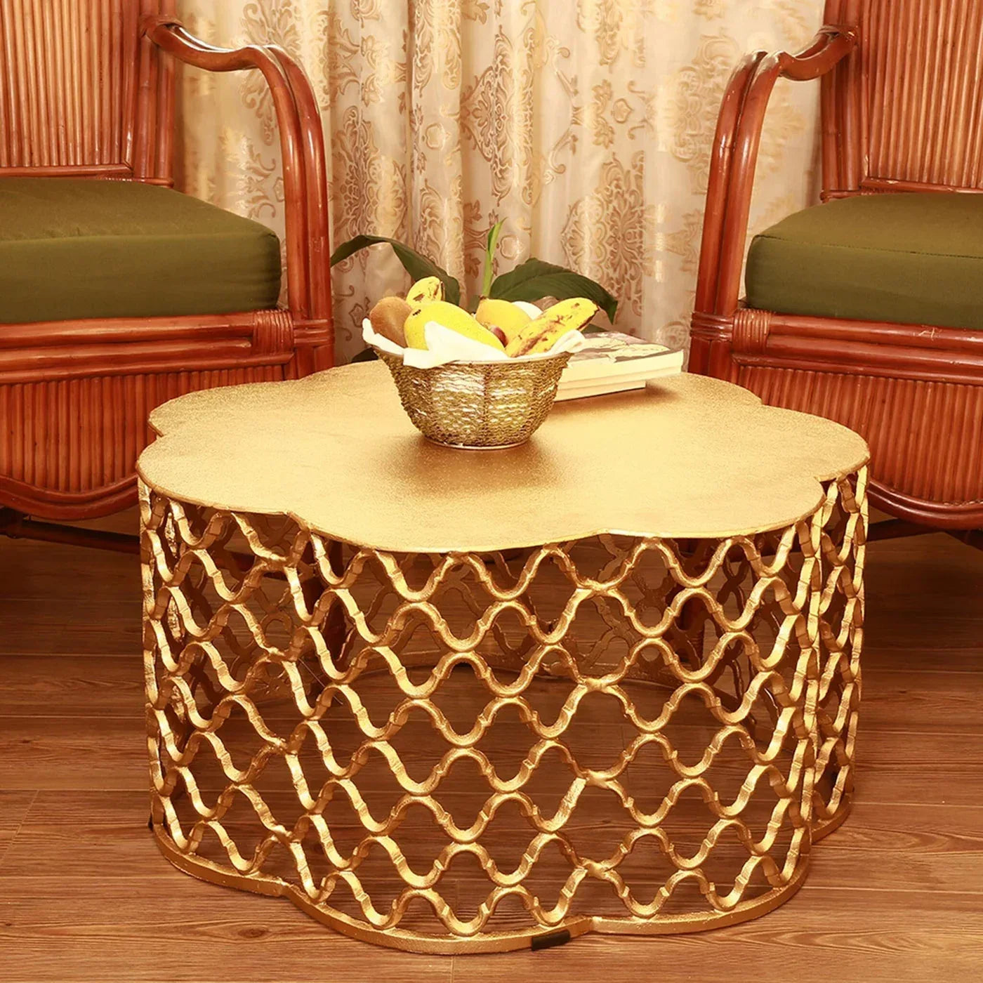 Honeycomb Pattern End Table - Gifts for You 'n Me