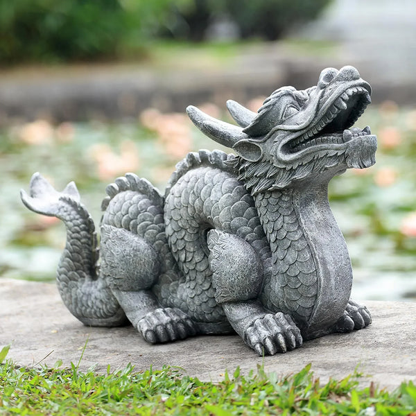 Honorable Dragon Garden Sculpture - Gifts for You 'n Me