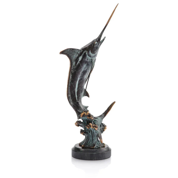 Hunting Marlin Sculpture - Gifts for You 'n Me