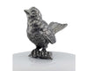 SONG BIRD STONEWARE CANISTER - TALL