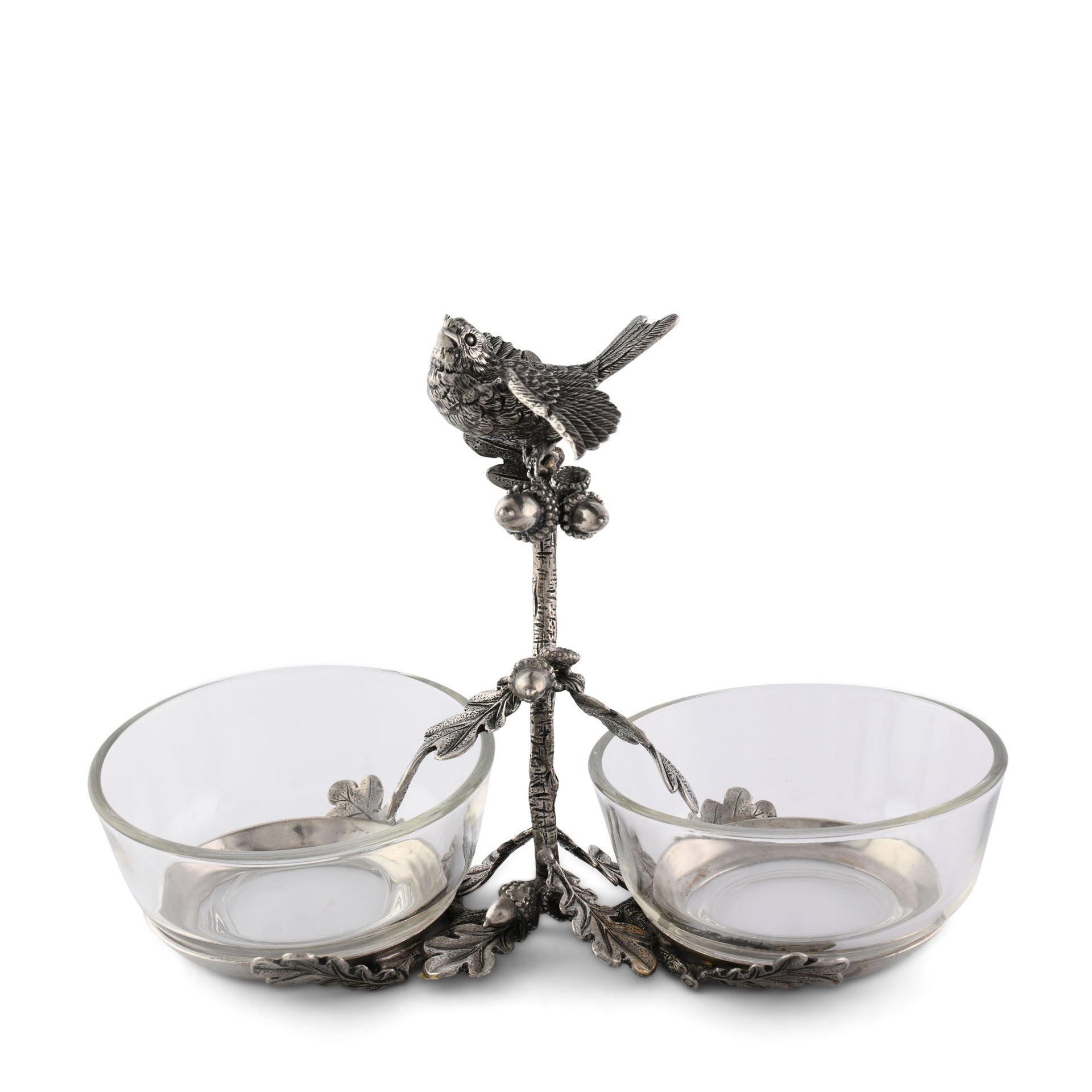 SONG BIRD DOUBLE CONDIMENT BOWL