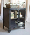 Metal Cabinet With Two Glass Doors