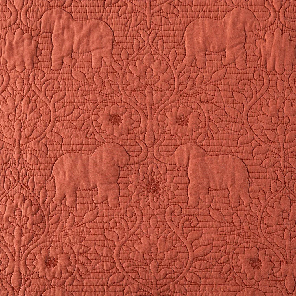 Kandula 3 Piece Reversible Cotton Quilt Set in Coral - Gifts for You 'n Me
