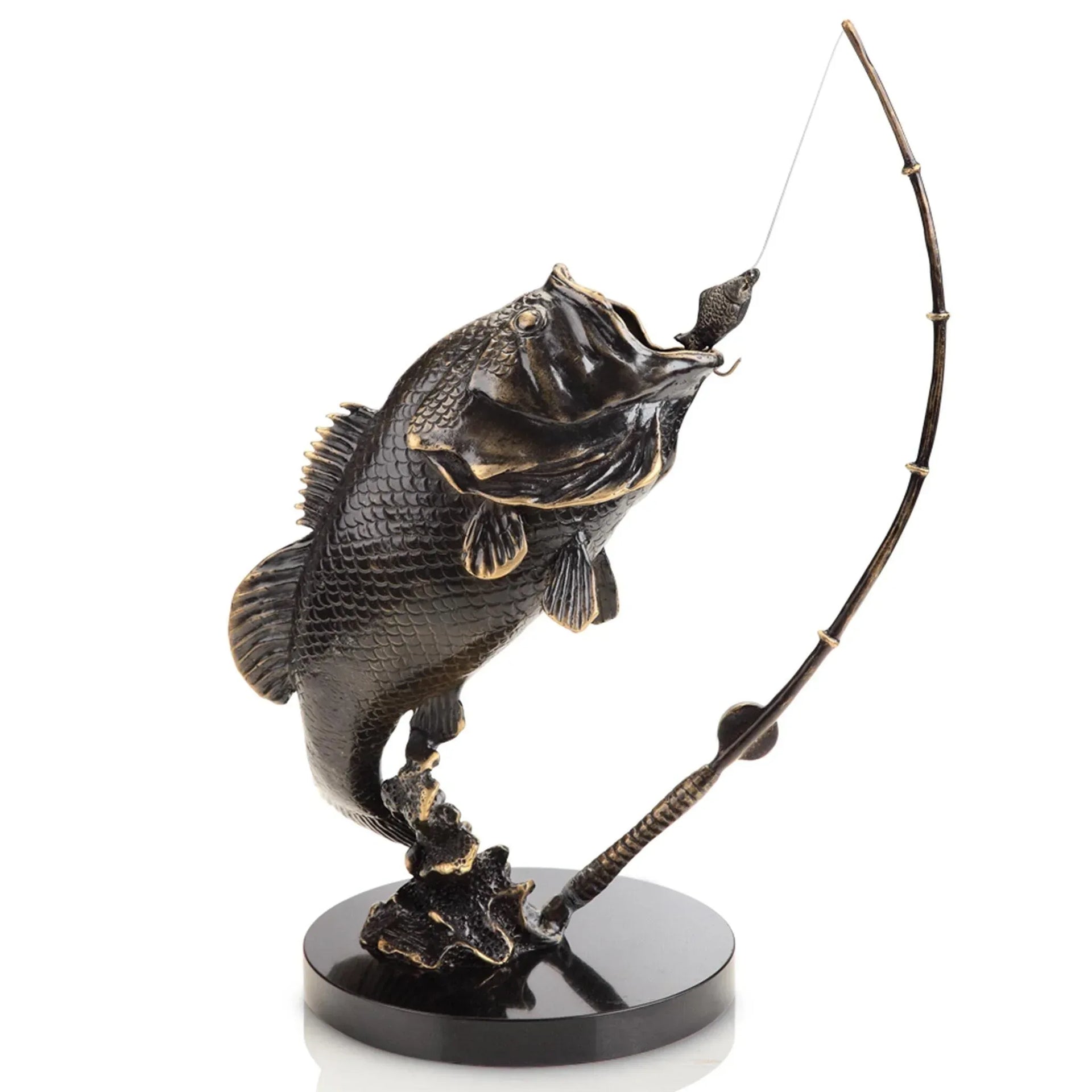 Largemouth Bass Sculpture - Gifts for You 'n Me