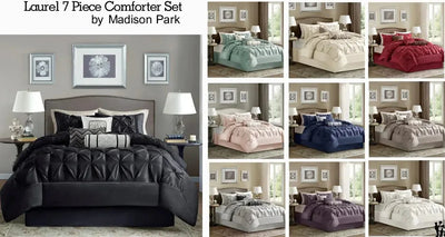 Laurel 7 Piece Tufted Comforter Set  by Madison Park