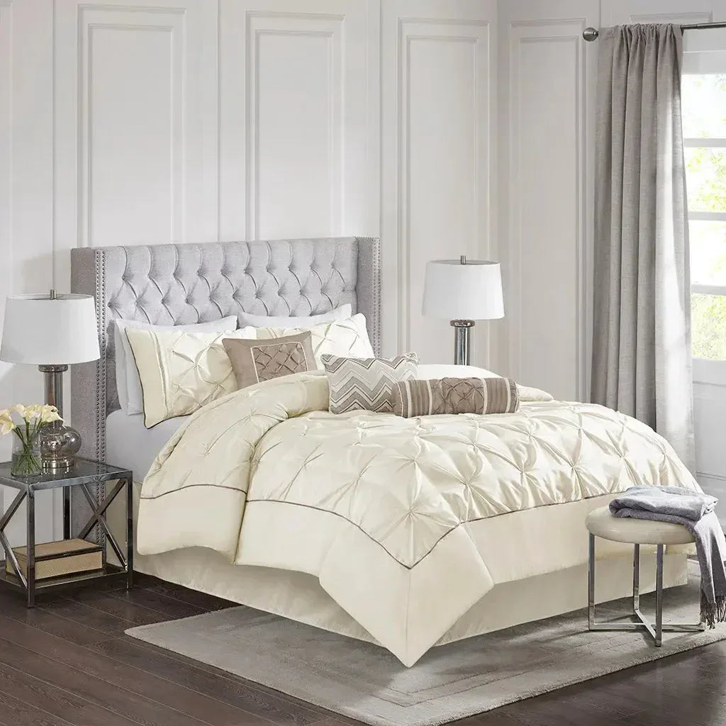 Laurel 7 Piece Tufted Comforter Set by Madison Park - Gifts for You 'n Me