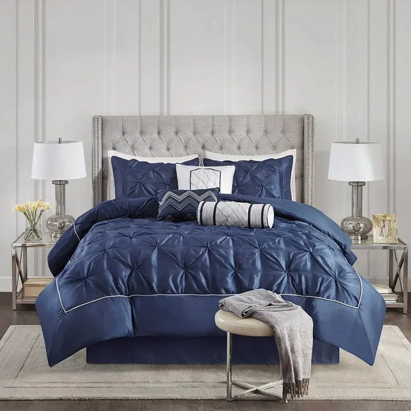 Laurel 7 Piece Tufted Comforter Set by Madison Park - Gifts for You 'n Me