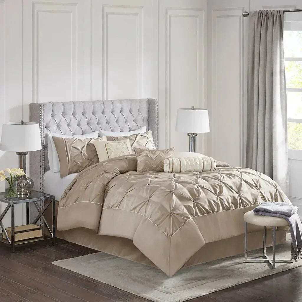 Laurel 7 Piece Tufted Comforter Set by Madison Park - Gifts for You 'n Me