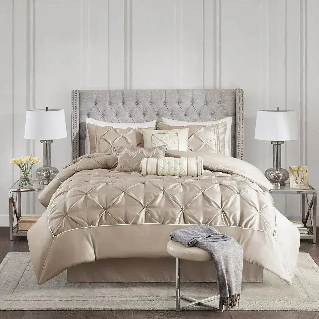 Laurel 7 Piece Tufted Comforter Set by Madison Park - Gifts for You 'n Me