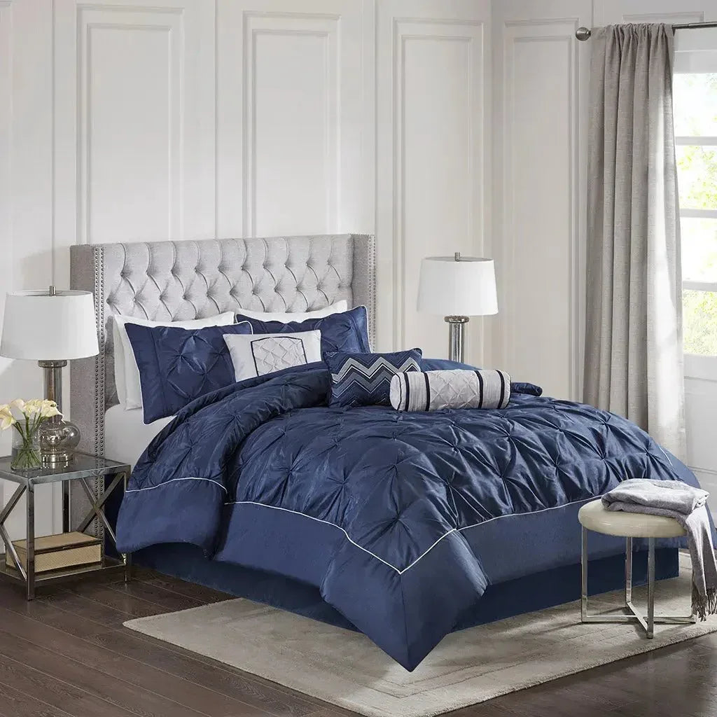 Laurel 7 Piece Tufted Comforter Set by Madison Park - Gifts for You 'n Me