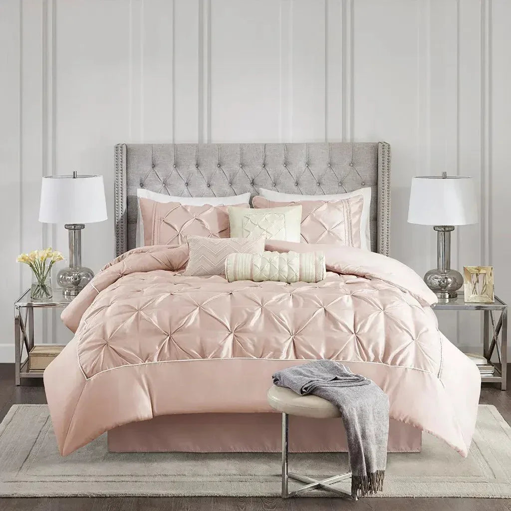 Laurel 7 Piece Tufted Comforter Set by Madison Park - Gifts for You 'n Me