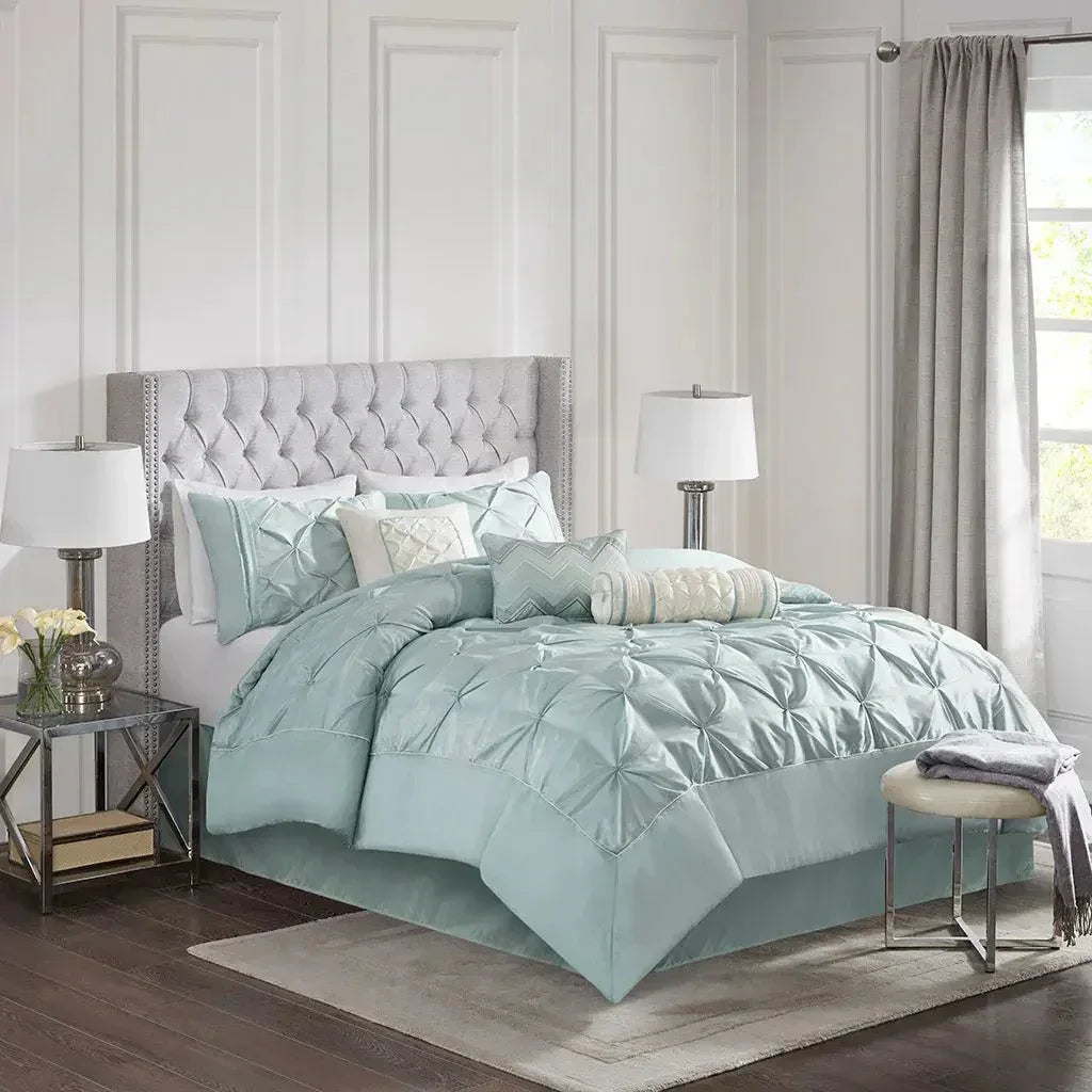 Laurel 7 Piece Tufted Comforter Set by Madison Park - Gifts for You 'n Me
