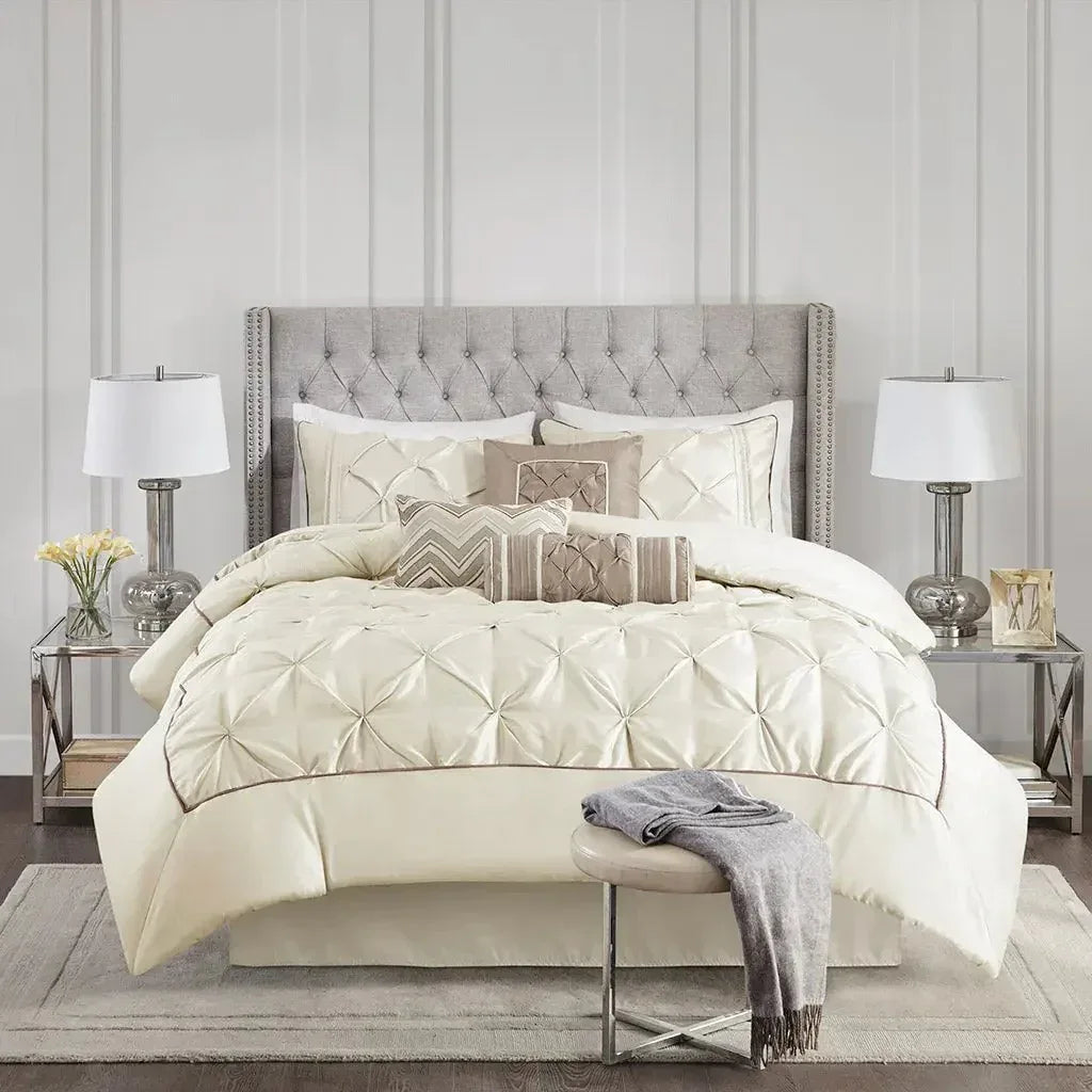 Laurel 7 Piece Tufted Comforter Set by Madison Park - Gifts for You 'n Me