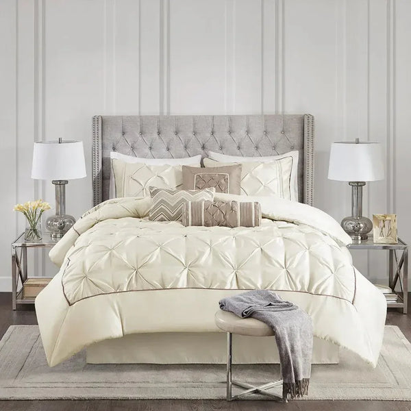 Laurel 7 Piece Tufted Comforter Set by Madison Park - Gifts for You 'n Me