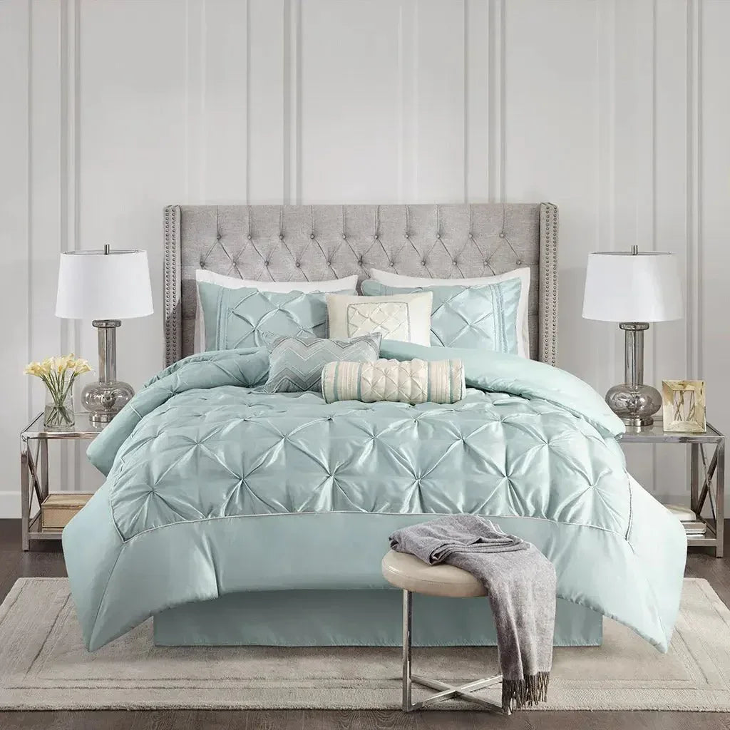 Laurel 7 Piece Tufted Comforter Set by Madison Park - Gifts for You 'n Me
