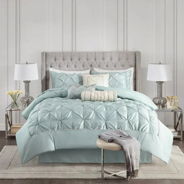 Laurel 7 Piece Tufted Comforter Set by Madison Park - Gifts for You 'n Me