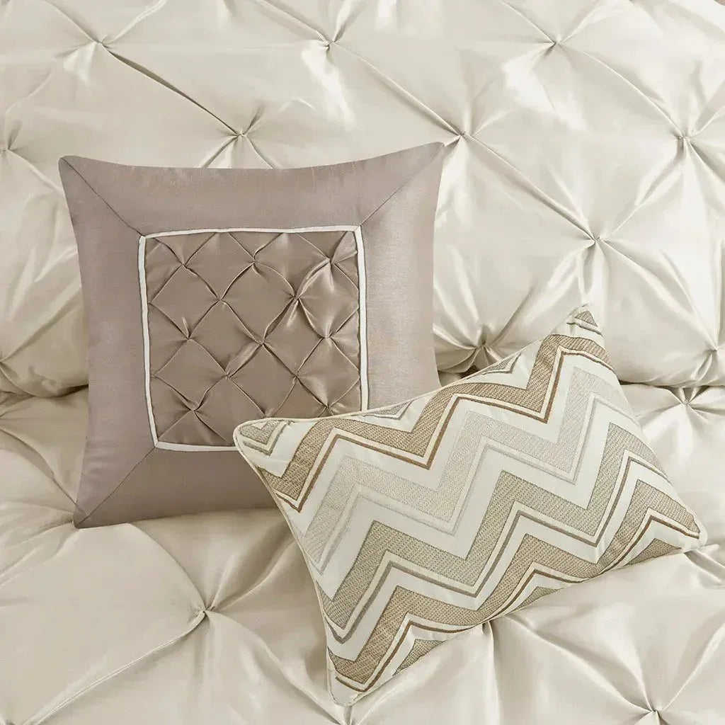 Laurel 7 Piece Tufted Comforter Set by Madison Park - Gifts for You 'n Me