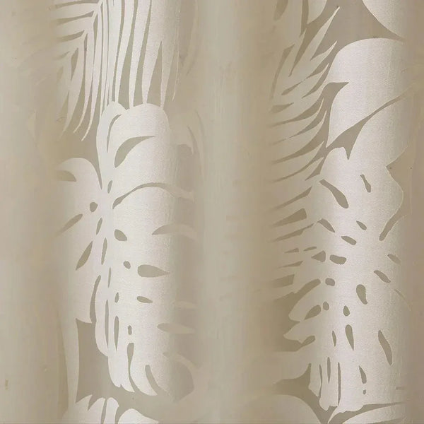 Leilani Palm Leaf Burnout Window Sheer - Gifts for You 'n Me