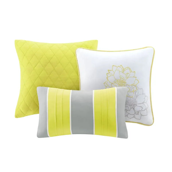 Lola 6 Piece Reversible Cotton Printed Coverlet Set - Gifts for You 'n Me