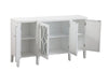 60 inch Mirrored Credenza in White