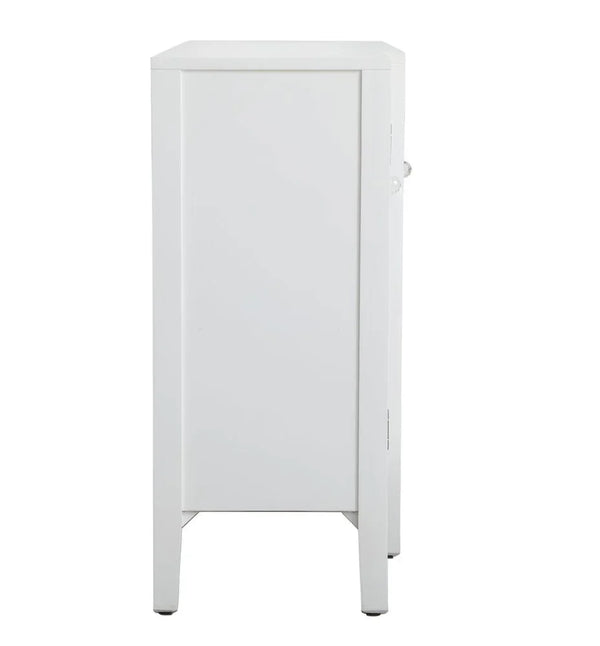 60 inch Mirrored Credenza in White - Gifts for You 'n Me