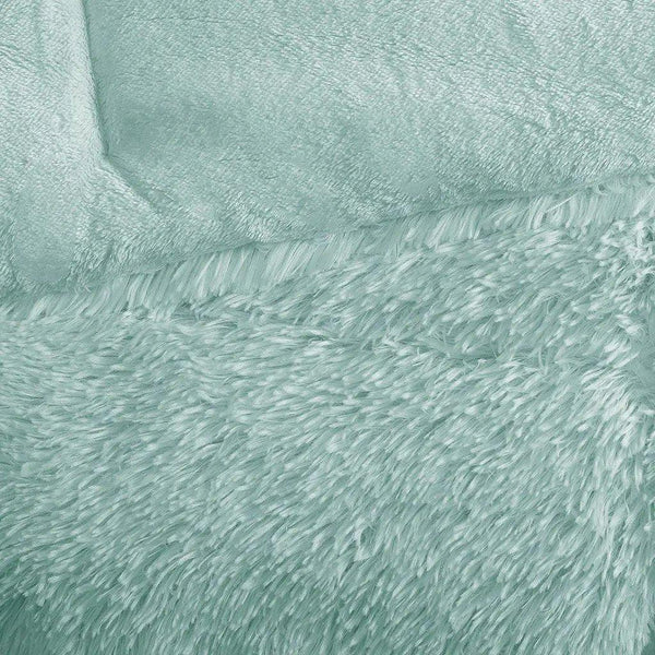 Malea Shaggy Faux Fur Comforter Mini Set by Intelligent Design - Gifts for You 'n Me