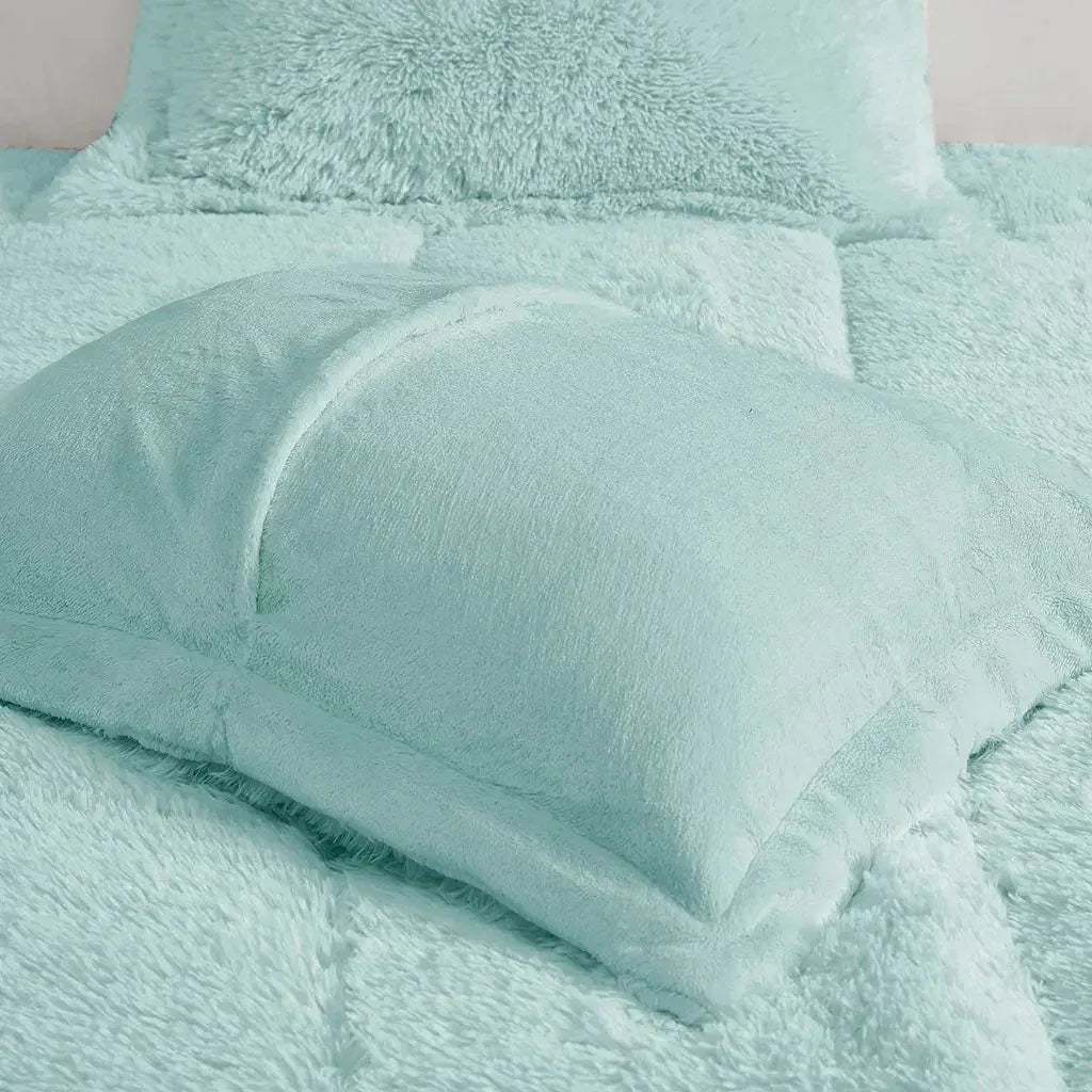 Malea Shaggy Faux Fur Comforter Mini Set by Intelligent Design - Gifts for You 'n Me
